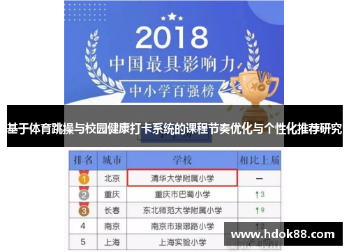 基于体育跳操与校园健康打卡系统的课程节奏优化与个性化推荐研究